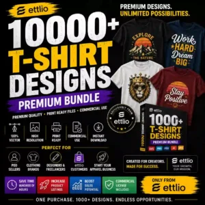 1000+ T-Shirt Designs Bundle